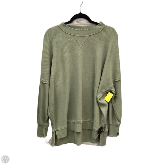 Sweatshirt Crewneck By Aerie In Green, Size: M