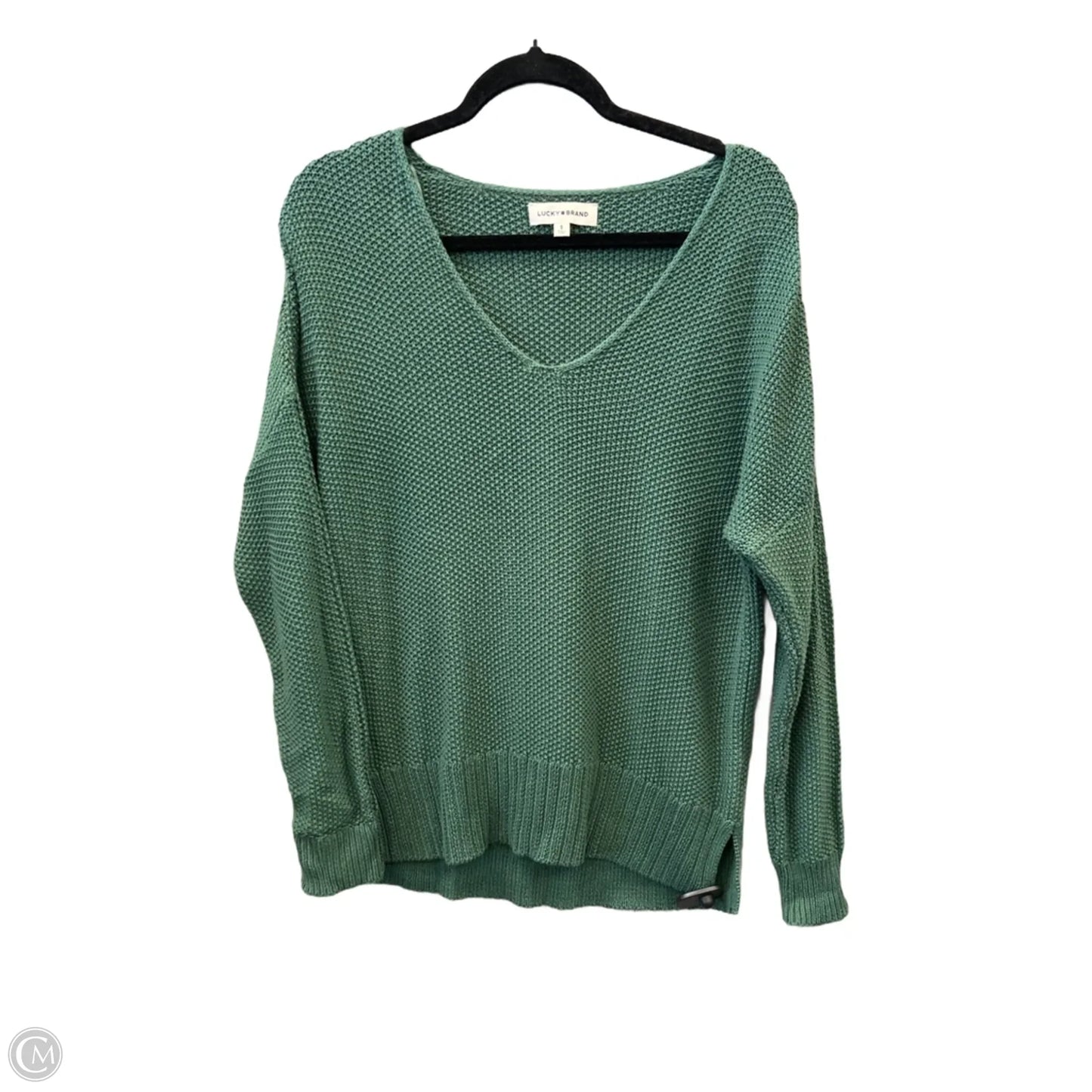 Sweater By Lucky Brand In Green, Size: S