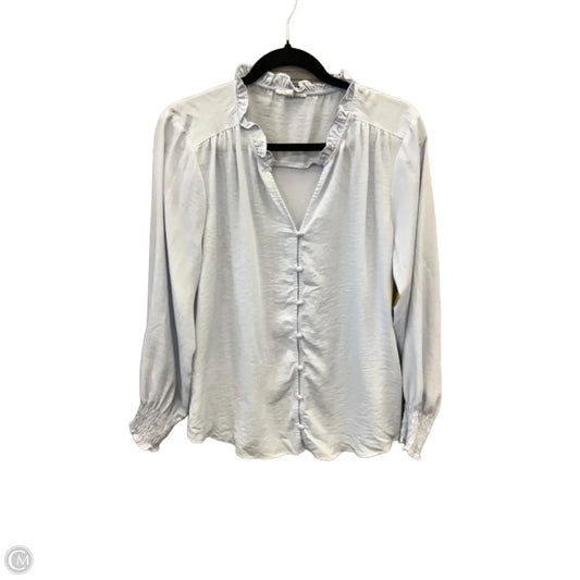 Top Long Sleeve By Maurices In Blue, Size: L