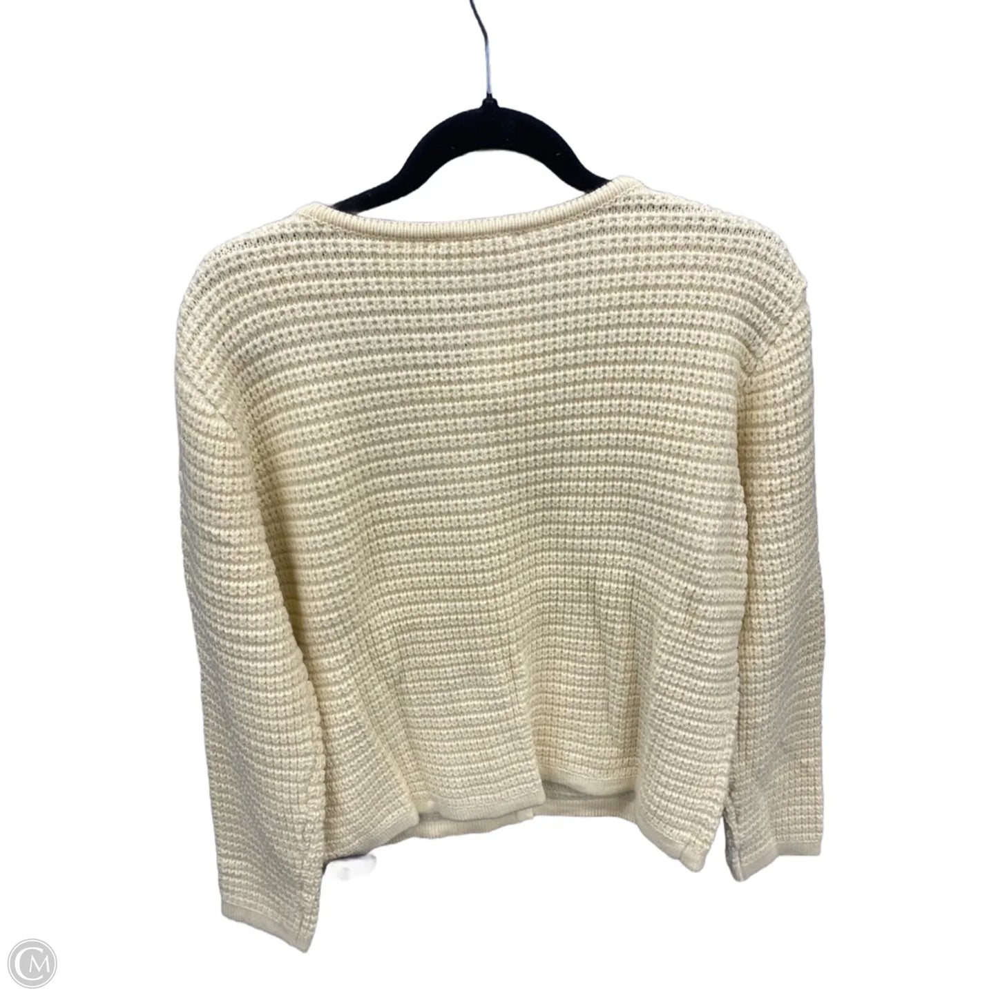 Sweater Cardigan By Prettygarden In Cream, Size: M