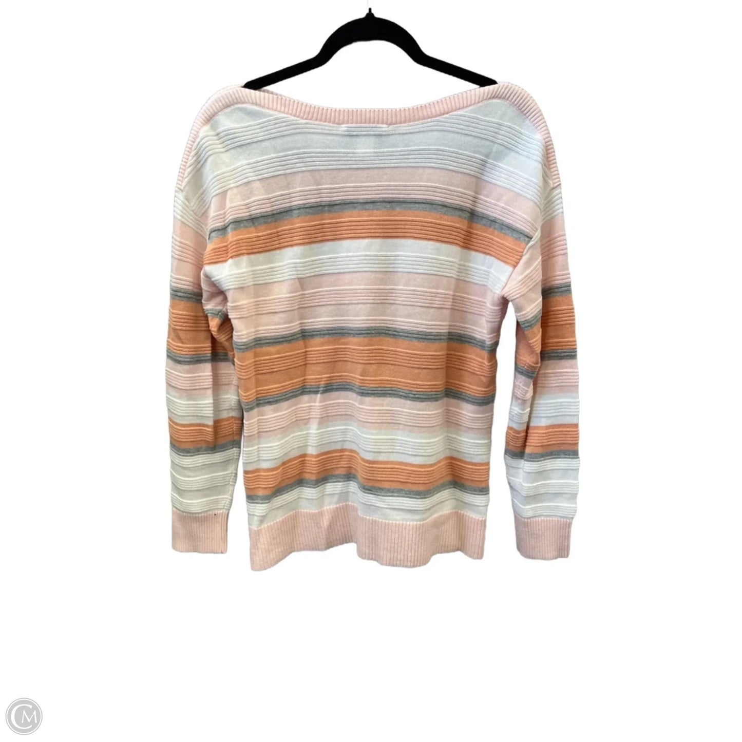 Top Long Sleeve By Christopher And Banks In Striped Pattern, Size: M
