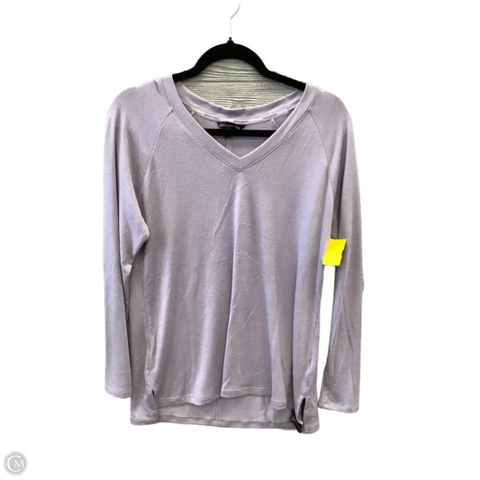 Top Long Sleeve By Banana Republic In Purple, Size: M