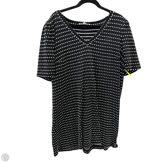 Dress Casual Midi By Loft In Polkadot Pattern, Size: Xxl