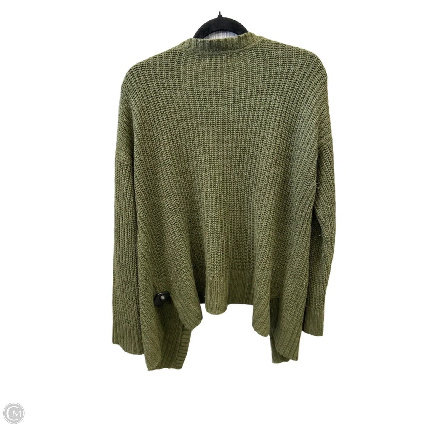 Sweater Cardigan By Almost Famous In Green, Size: L