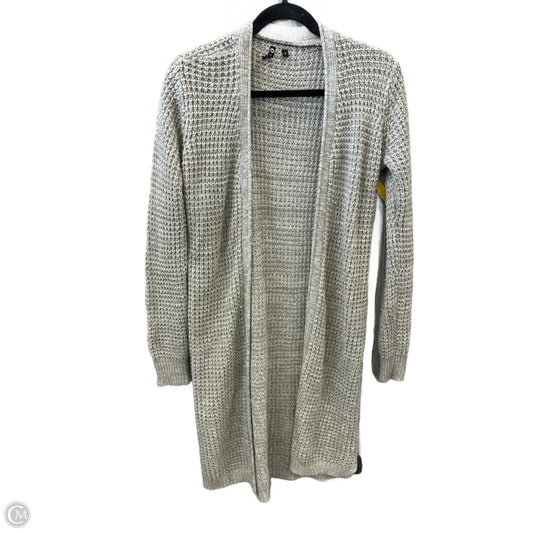 Sweater Cardigan By Poof In Grey, Size: S