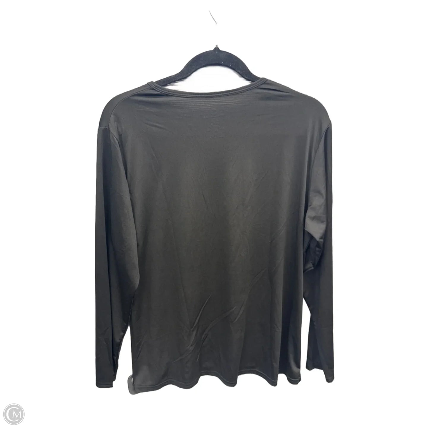 Top Long Sleeve Basic By Clothes Mentor In Black, Size: 2x