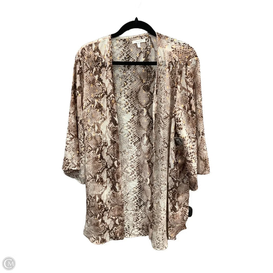 Kimono By Maurices In Brown, Size: 1x