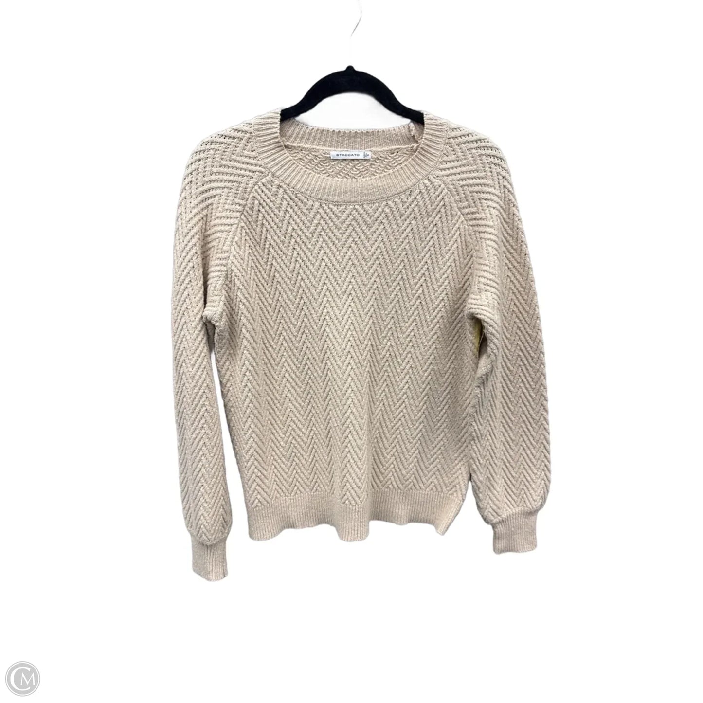 Sweater By Staccato In Tan, Size: S