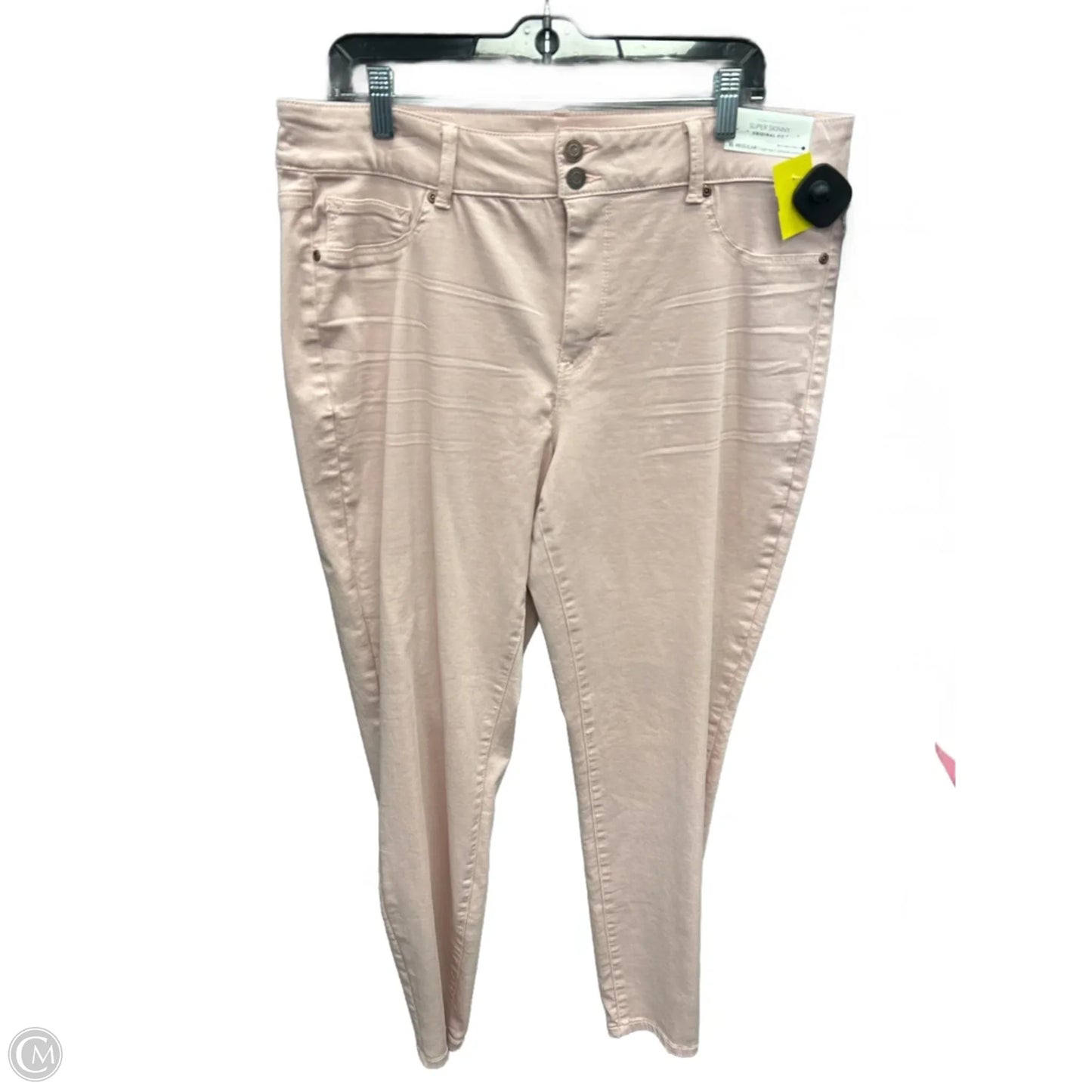 Jeans Jeggings By Maurices In Pink, Size: 14