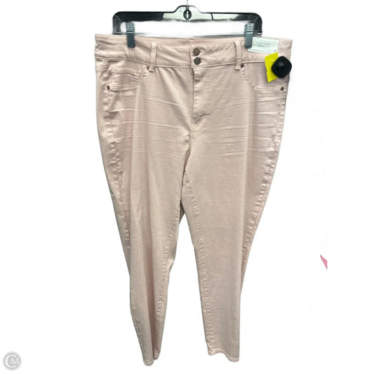Jeans Jeggings By Maurices In Pink, Size: 14