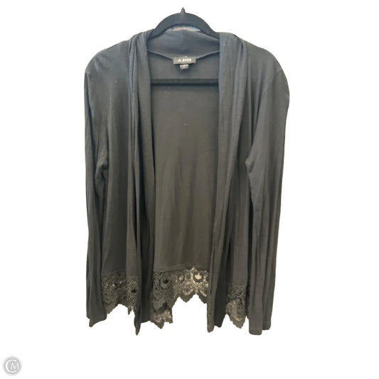 Cardigan By A Byer In Black, Size: Xl