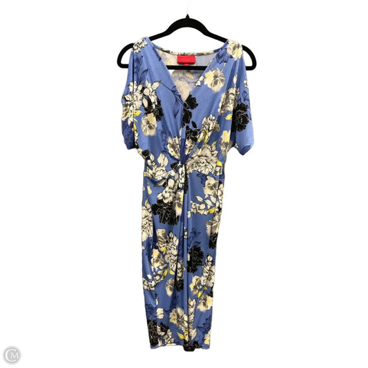 Dress Casual Midi By Jennifer Lopez In Blue, Size: M