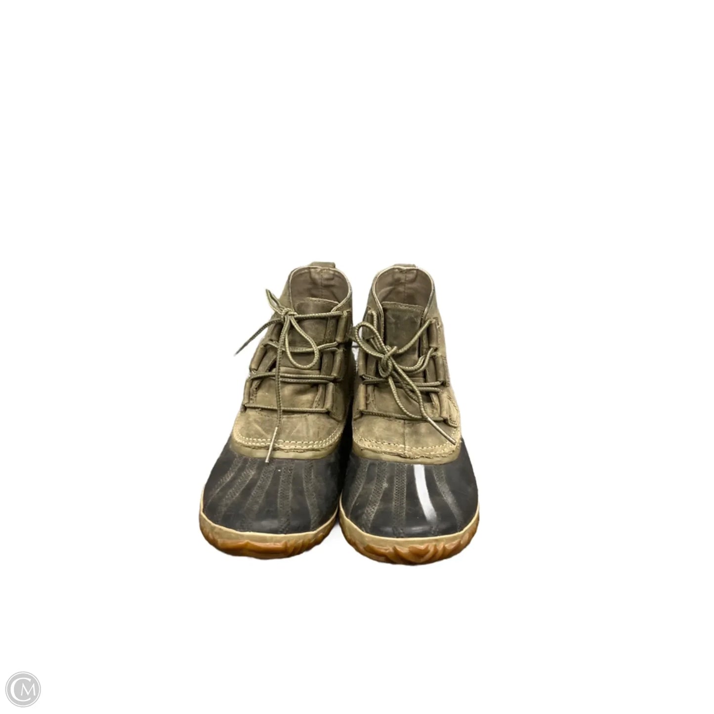 Boots Ankle Flats By Sorel In Green, Size: 8.5