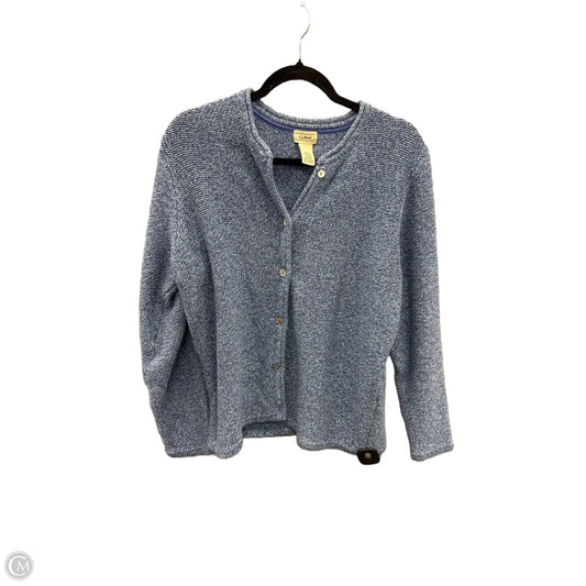 Sweater Cardigan By L.l. Bean In Blue, Size: Xl