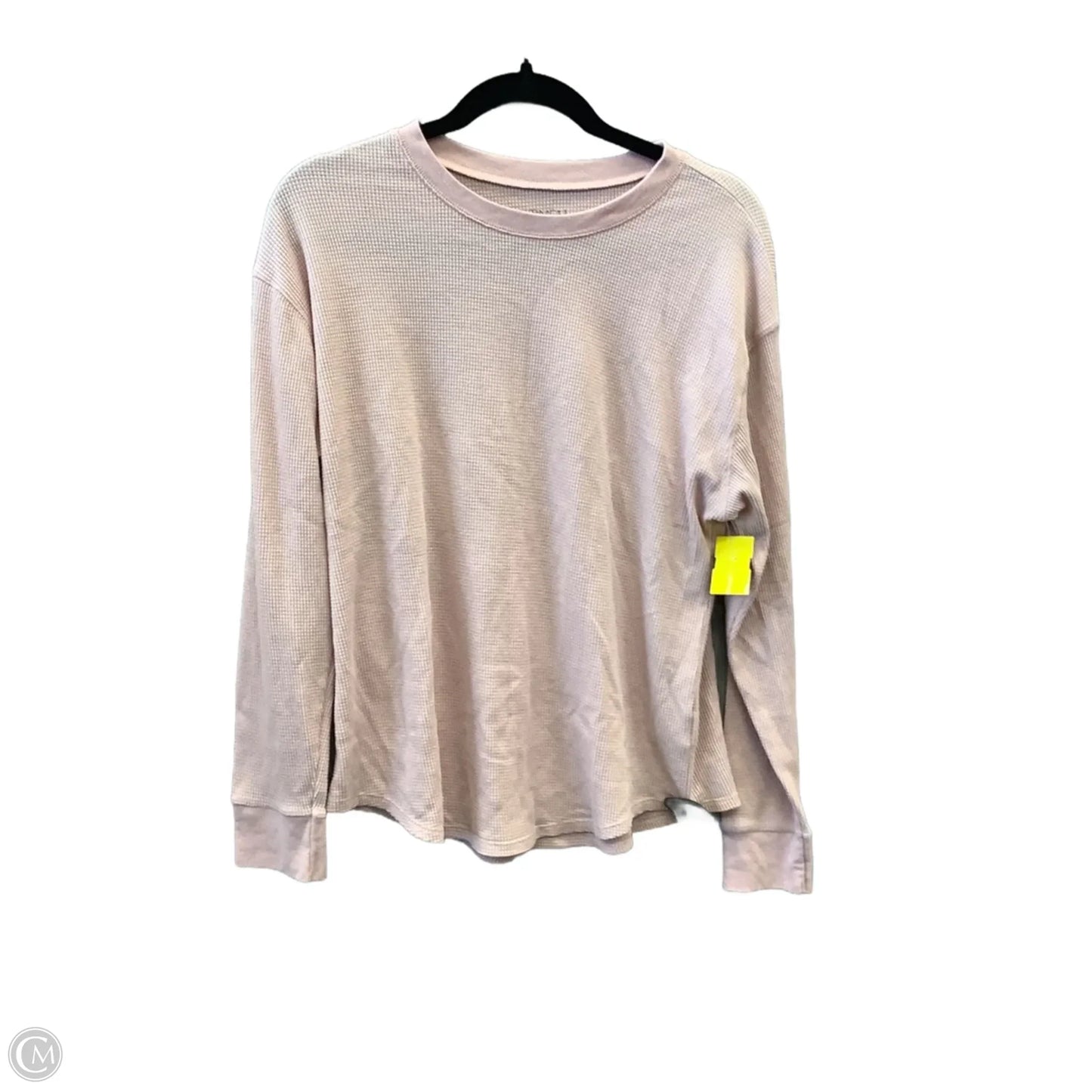 Top Long Sleeve By Time And Tru In Pink, Size: L