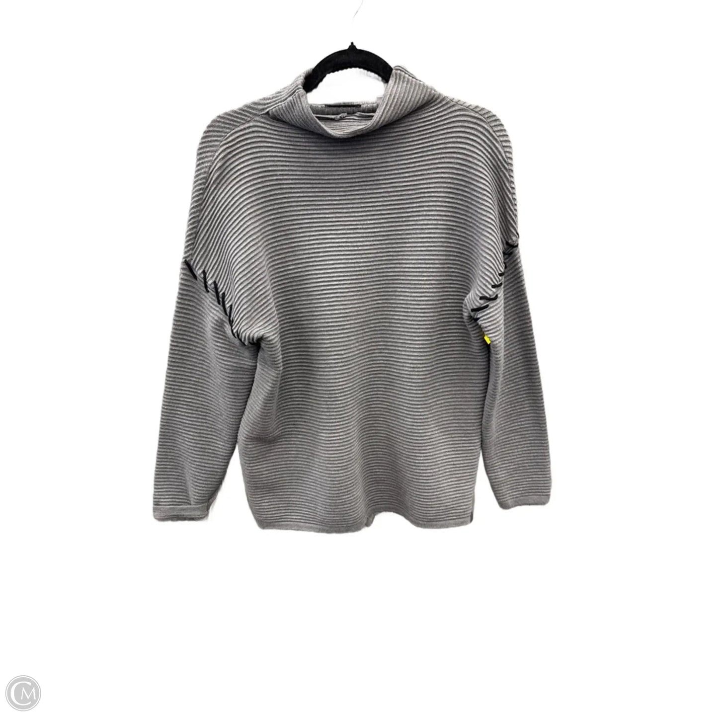 Sweater By Tahari In Grey, Size: Sp