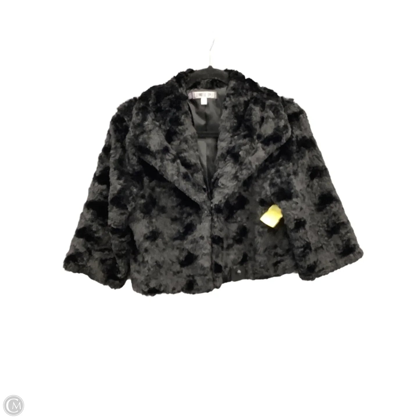 Jacket Faux Fur & Sherpa By Jennifer Lopez In Black, Size: M