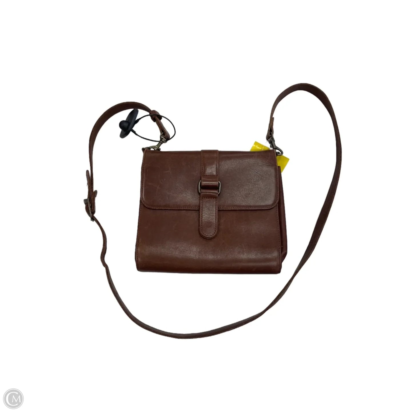 Crossbody Leather By Eddie Bauer, Size: Medium