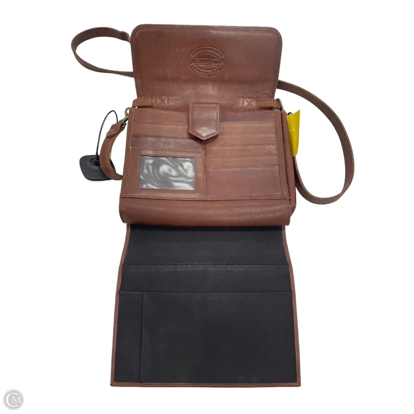 Crossbody Leather By Eddie Bauer, Size: Medium