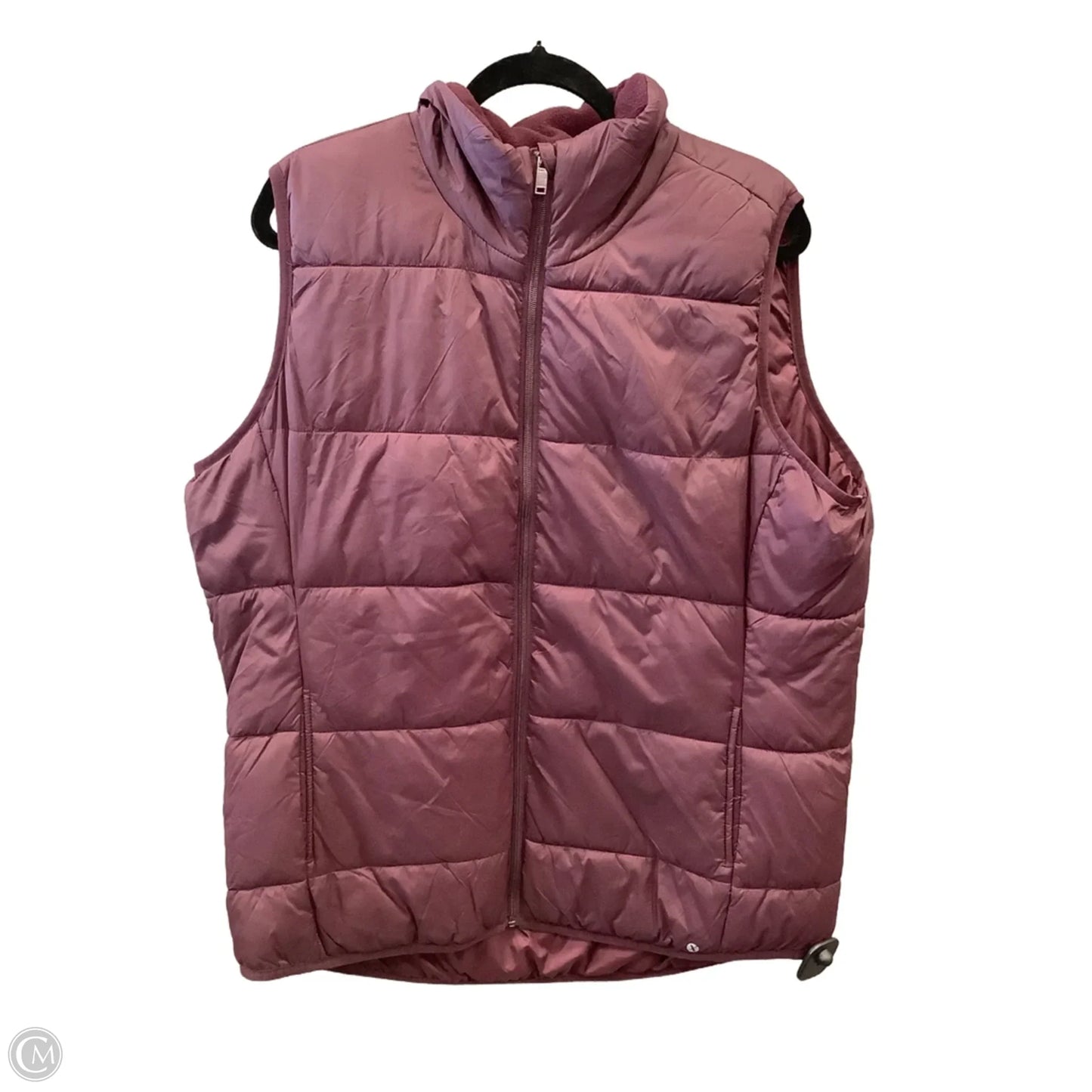 Vest Puffer & Quilted By Xersion In Maroon, Size: Xxl