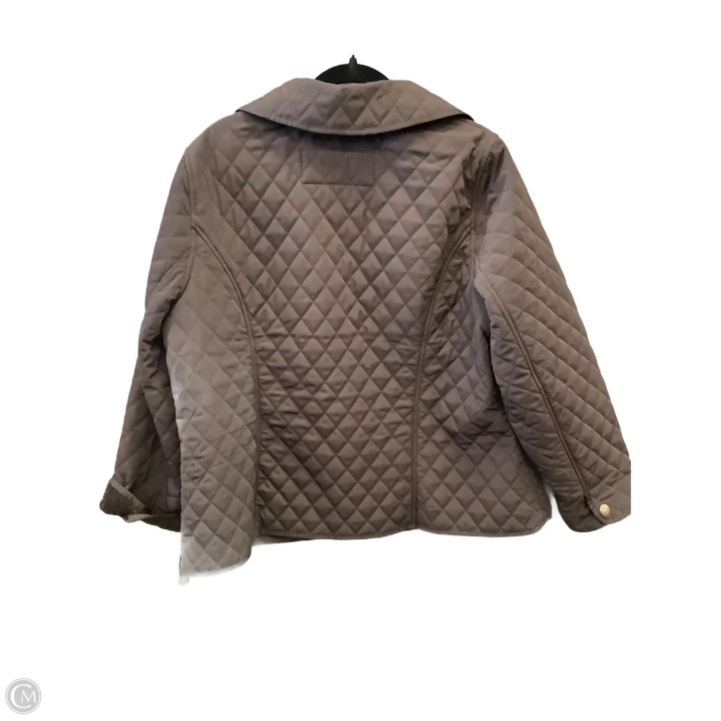 Jacket Puffer & Quilted By Lane Bryant In Brown, Size: Xl