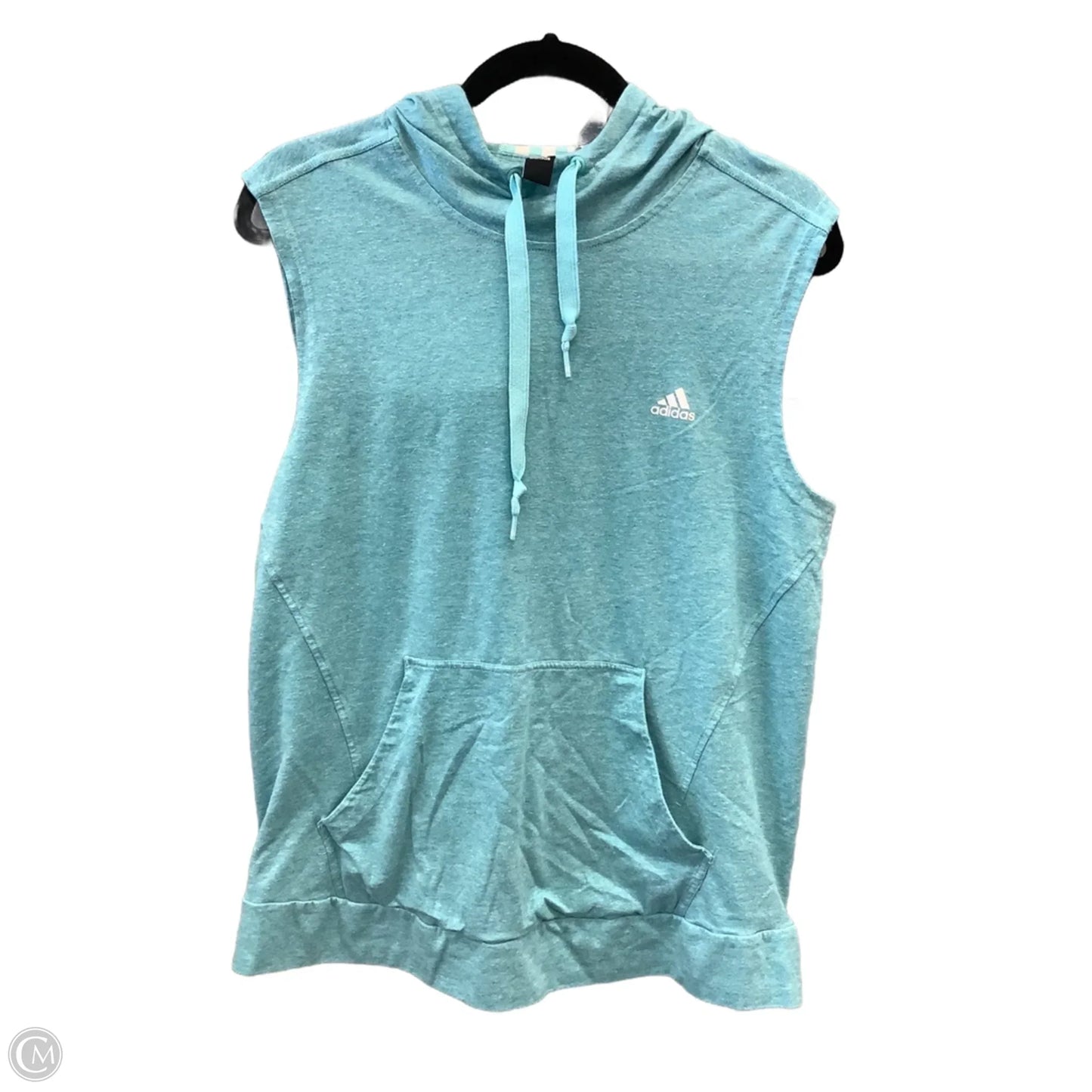 Athletic Tank Top By Adidas In Blue, Size: L