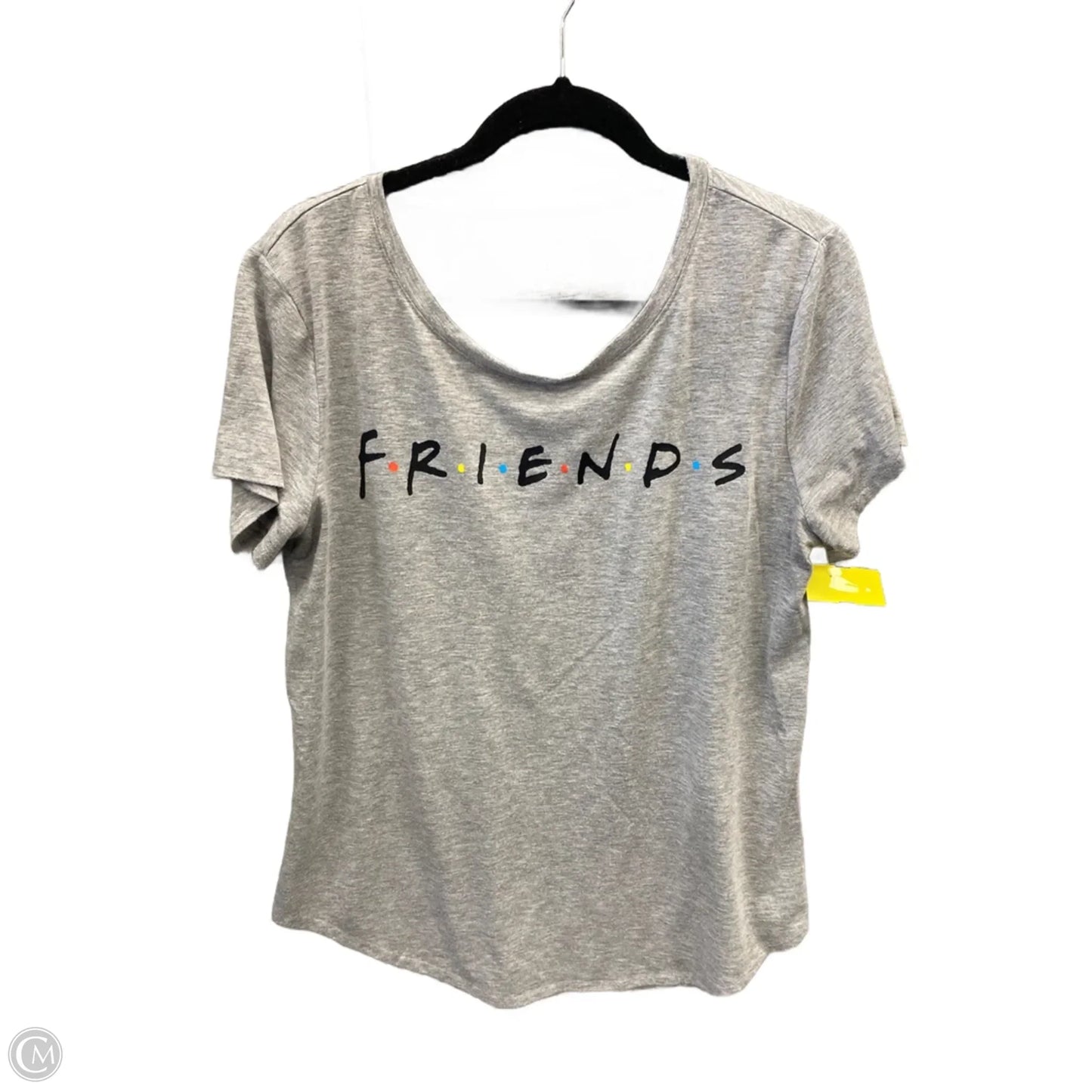 Top Short Sleeve By Apt 9 In Grey, Size: L