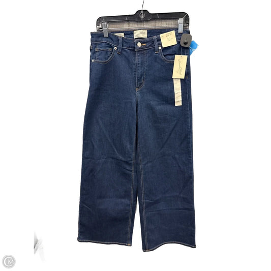 Jeans Wide Leg By Universal Thread In Blue Denim, Size: 8