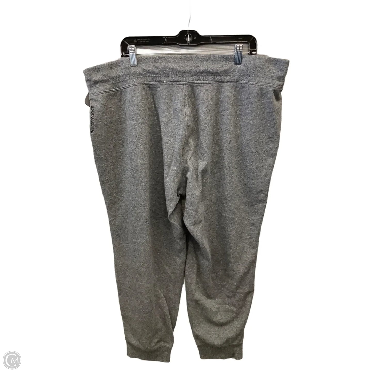 Athletic Pants By Calvin Klein Performance In Grey, Size: 3x