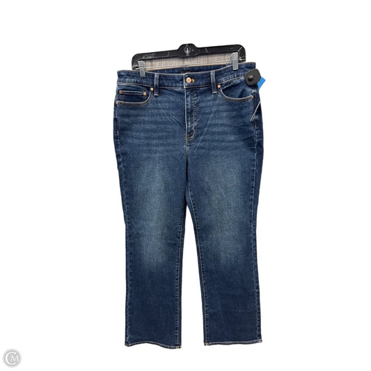 Jeans Boot Cut By Talbots In Blue Denim, Size: 12