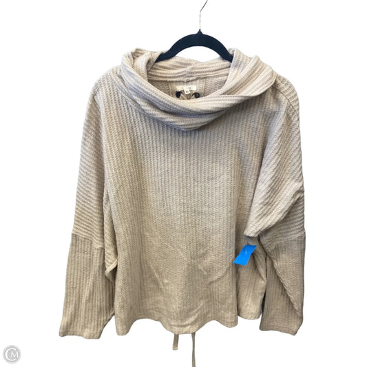 Top Long Sleeve By Maurices In Tan, Size: Xl