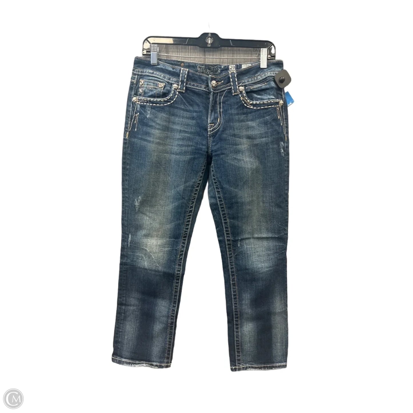 Capris By Miss Me In Blue Denim, Size: 8