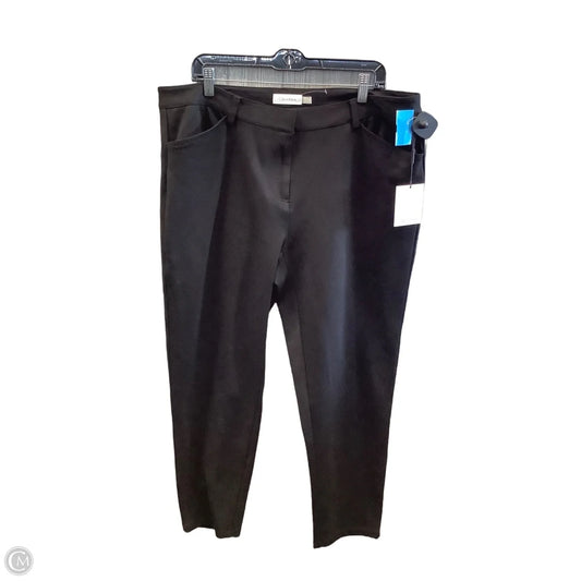Pants Dress By Calvin Klein In Black, Size: 16