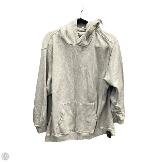 Sweatshirt Hoodie By Aerie In Grey, Size: M