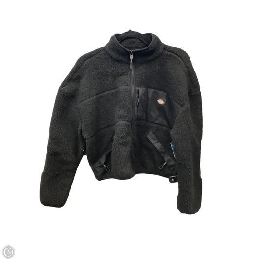 Jacket Faux Fur & Sherpa By Dickies In Black, Size: M