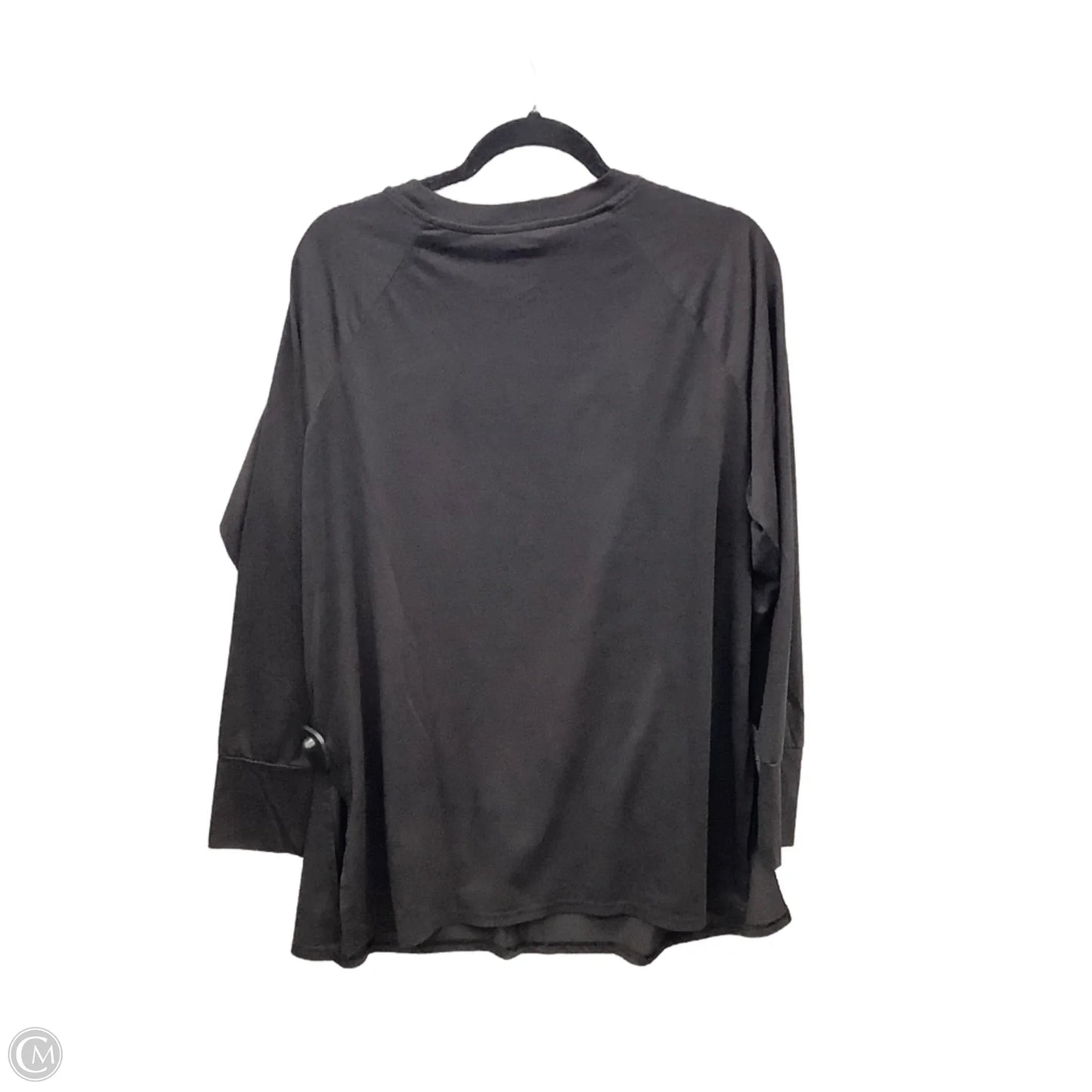 Athletic Top Long Sleeve Crewneck By Tek Gear In Black, Size: Xxl