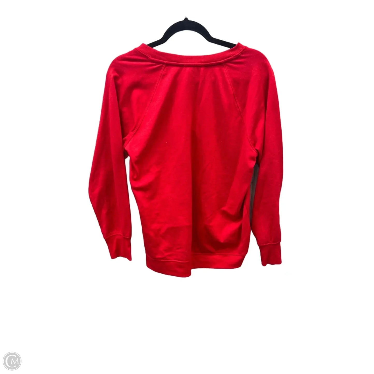 Top Long Sleeve By Workshop In Red, Size: L