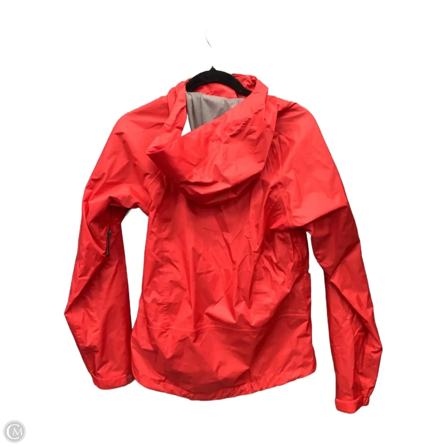 Jacket Windbreaker By Clothes Mentor In Orange, Size: S