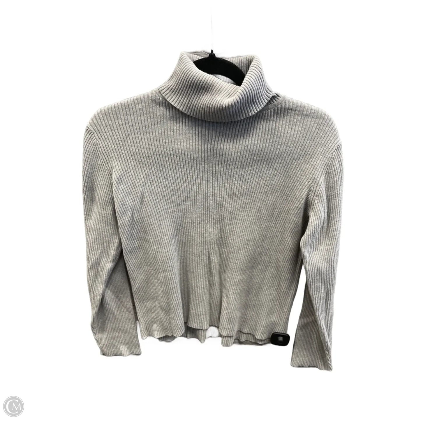 Top Long Sleeve By Villager By Liz Claiborne In Grey, Size: M