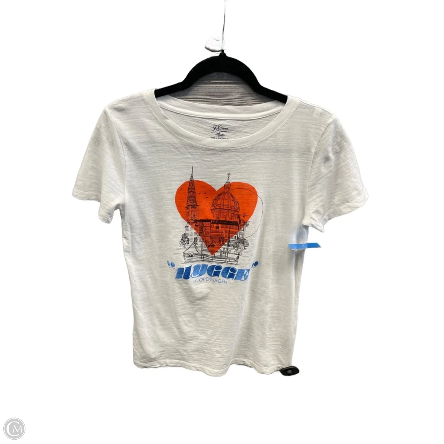 Top Short Sleeve By J. Crew In White, Size: Xs