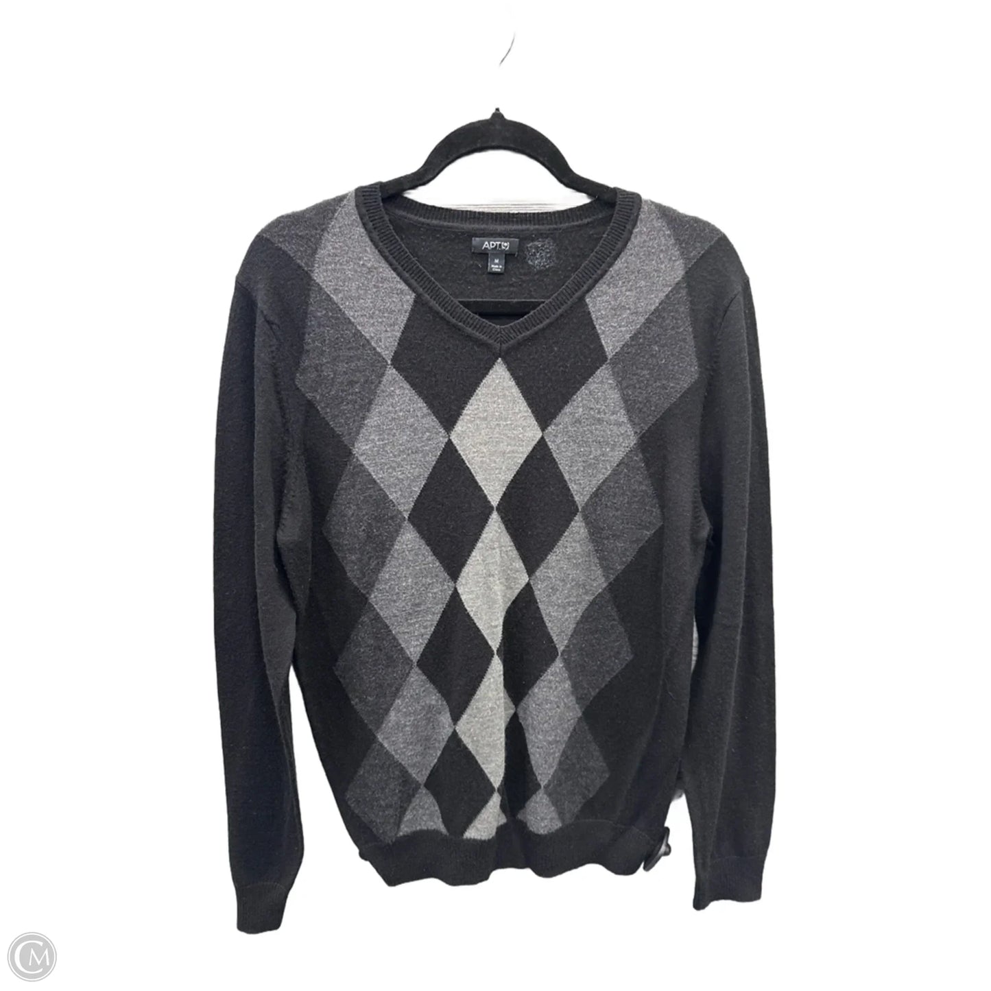 Sweater By Apt 9 In Black, Size: M