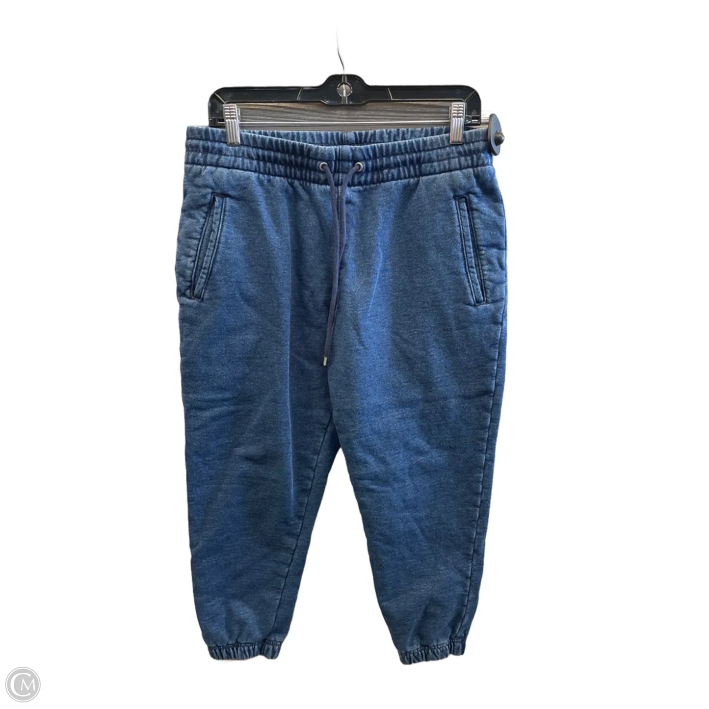 Jeans Cropped By Gap In Blue Denim, Size: 8