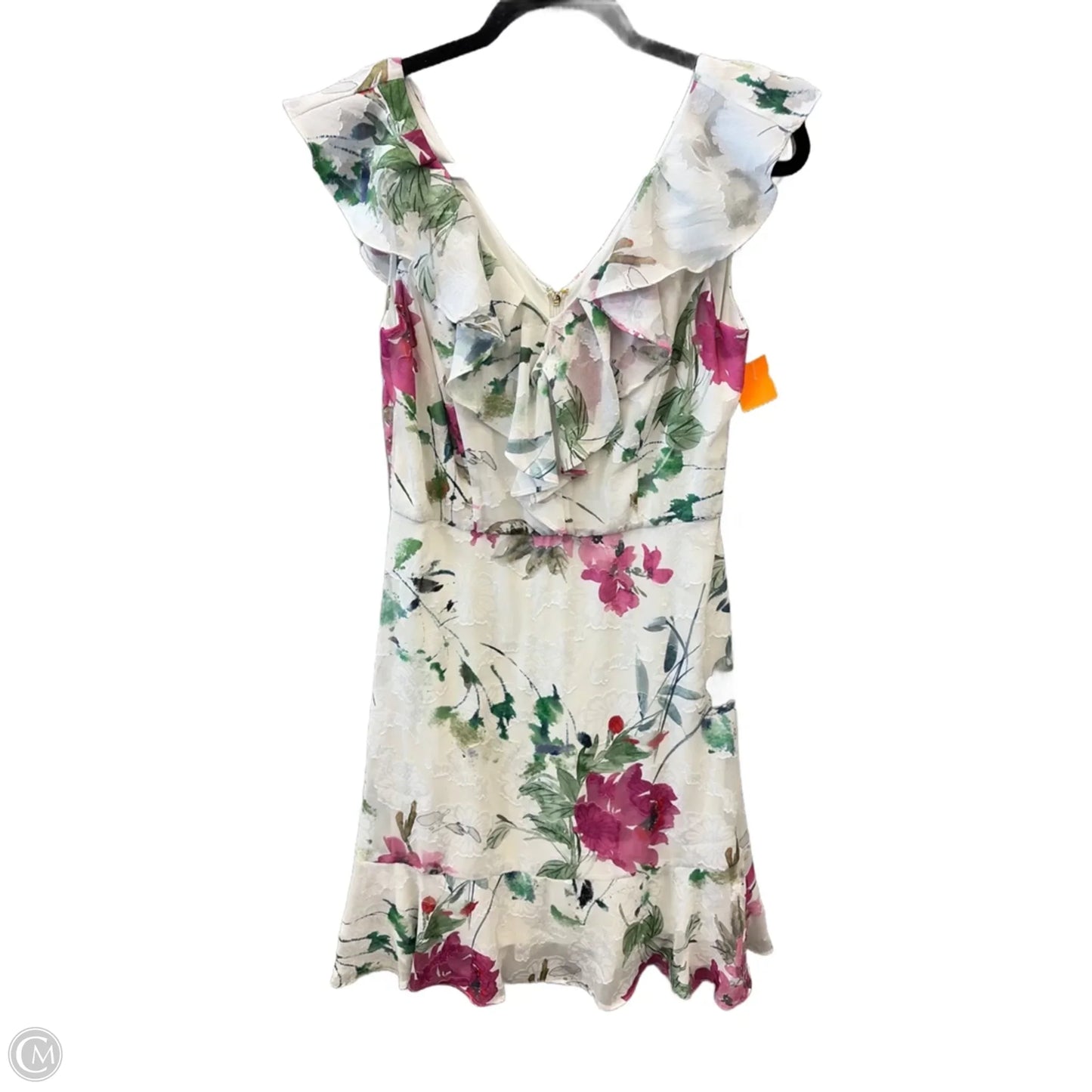Dress Casual Midi By Dkny In Floral Print, Size: S