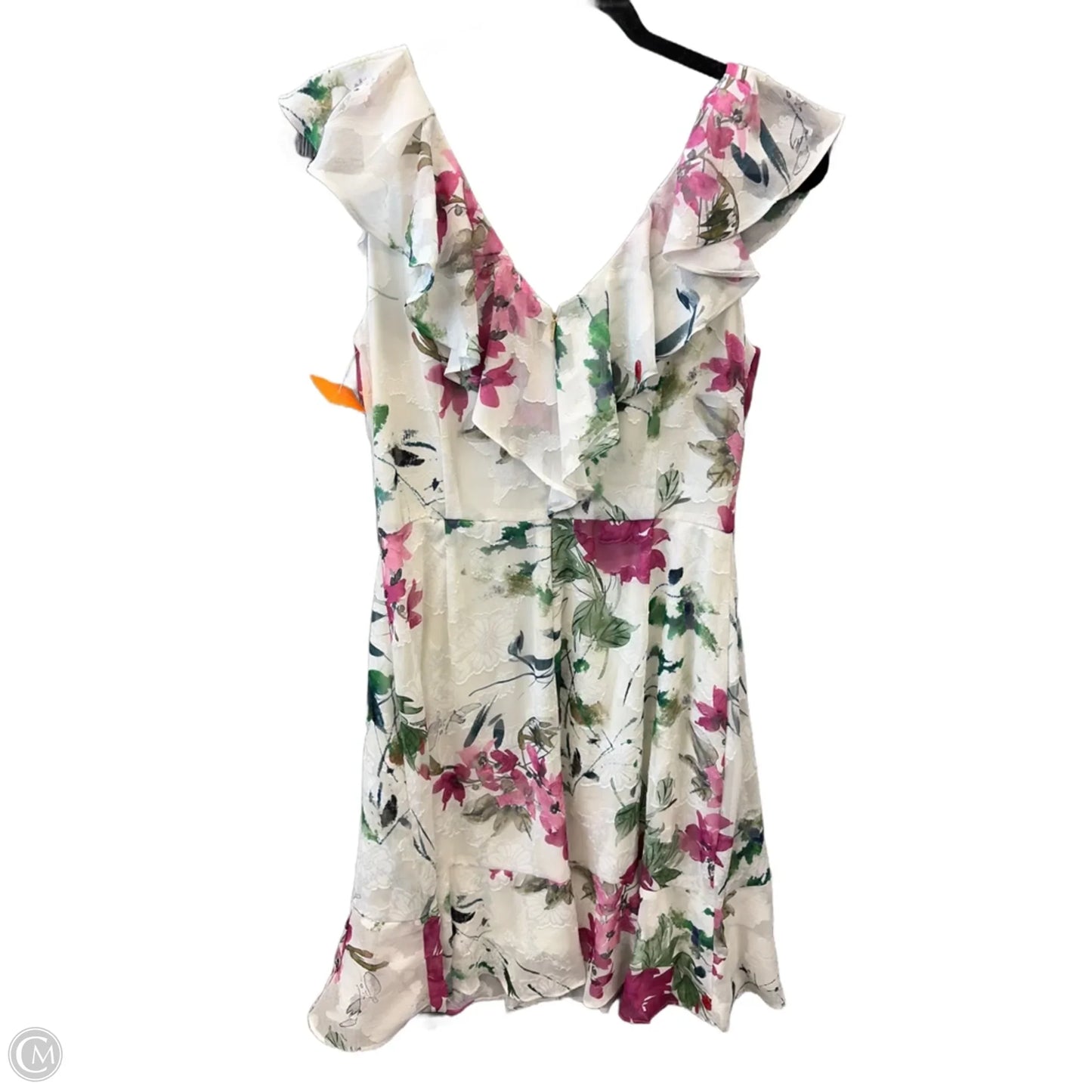 Dress Casual Midi By Dkny In Floral Print, Size: S