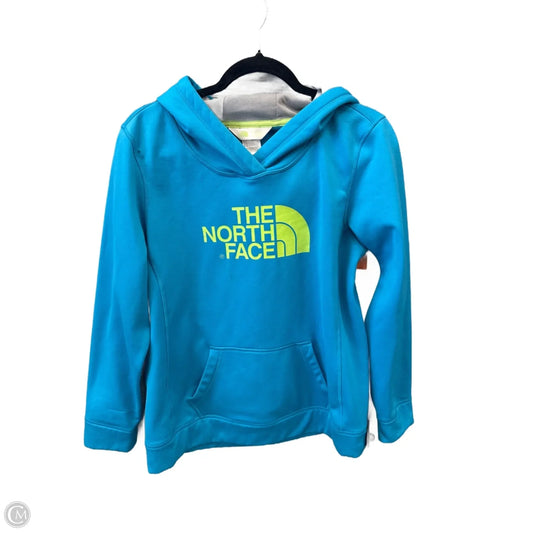 Athletic Sweatshirt Hoodie By The North Face In Blue, Size: L