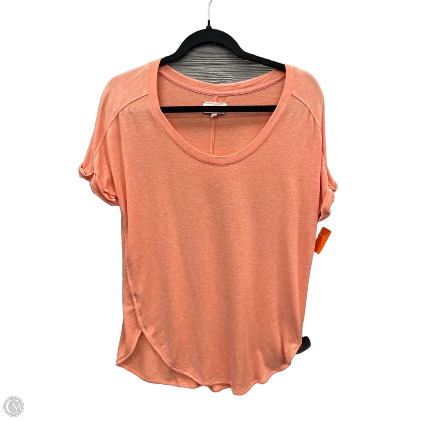 Top Short Sleeve By Lou And Grey In Orange, Size: M