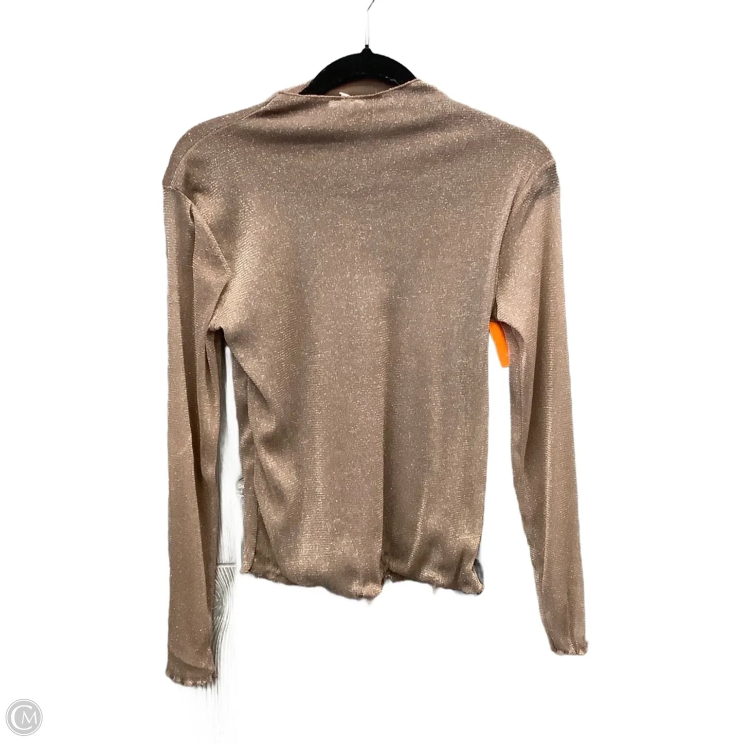 Top Long Sleeve By Maurices In Brown, Size: M