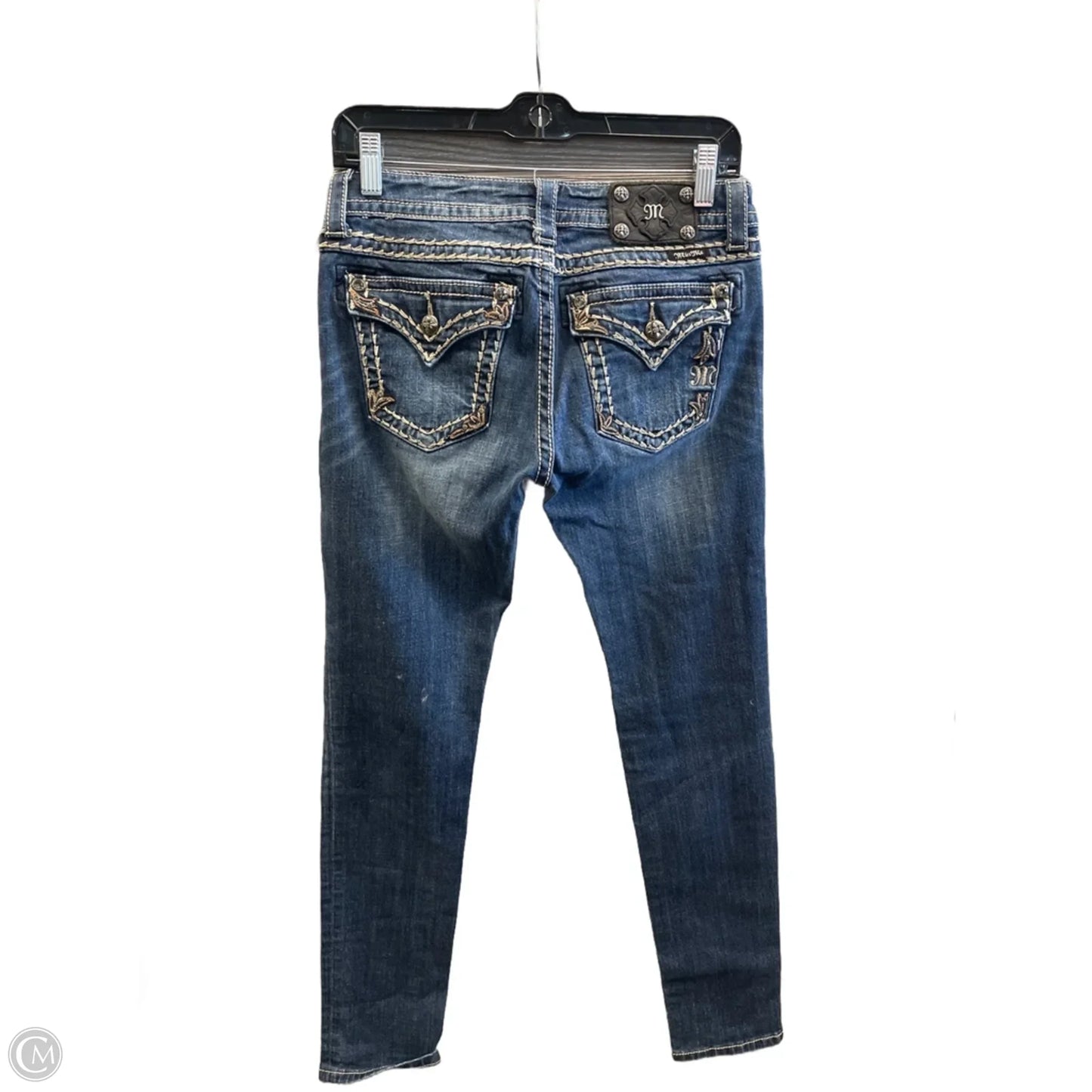 Jeans Skinny By Miss Me In Blue Denim, Size: 6