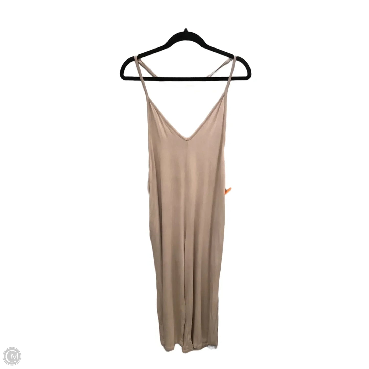 Jumpsuit By Clothes Mentor In Taupe, Size: S