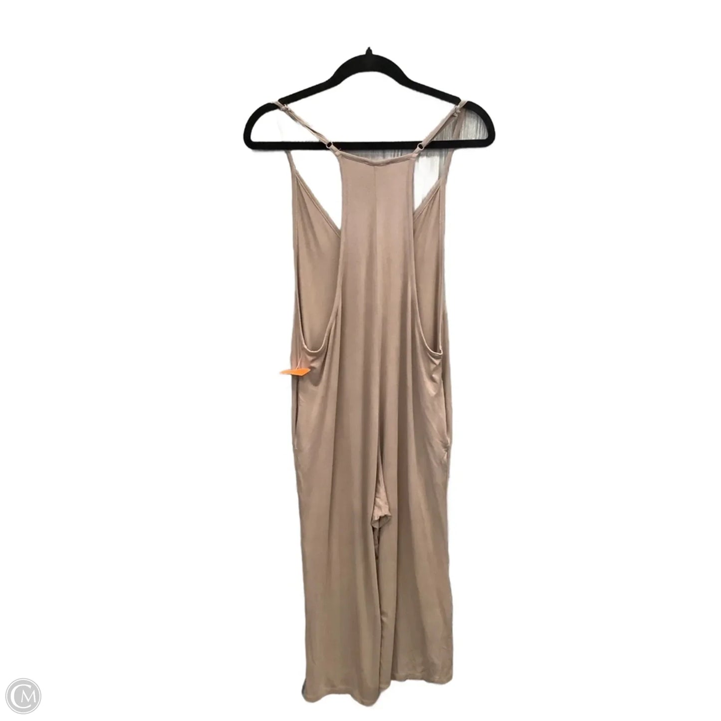 Jumpsuit By Clothes Mentor In Taupe, Size: S